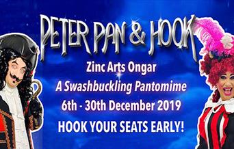 Peter Pan & Hook at Zinc Arts Ongar