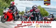 Setting off for the Essex and Herts Air Ambulance Motorcycle Run and Family Fun Day at North Weald Airfield