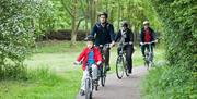 Lee Valley Park offers miles of varied countryside to cycle through on easy and well signposted paths