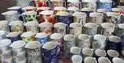 Jugs and mugs galore at Epping Market.