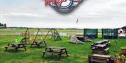 Wings Café at North Weald Airfield - the ideal place to take the kids.