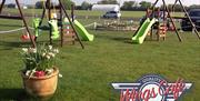 Part of the children's play equipment at Wings Café North Weald airfield.