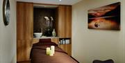 A Spa Treatment Room at the Marriott Hotel, Waltham Abbey..
