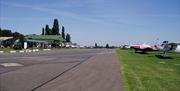 The Squadron bar and café at North Weald Airfield.