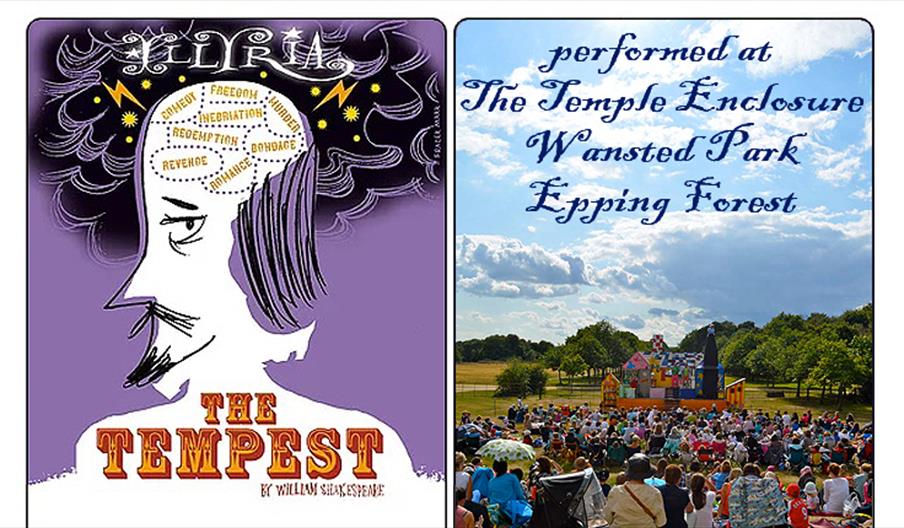 Illyria present Shakespeare's The Tempest at The Temple, Wanstead Park, Epping Forest