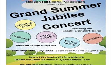 Fundraising Summer Concert Saturday July 16th