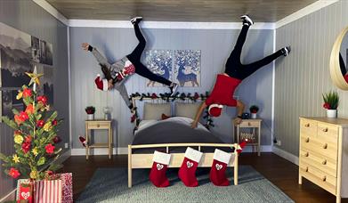 Celebrating Christmas Upside Down: A Holiday Adventure at Upside Down House