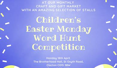 Indoor monthly Craft & Gift Market