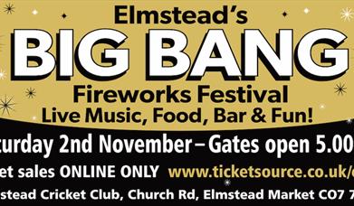 Elmstead's Big Bang Fireworks Festival