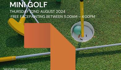 Mini golf & Free face painting