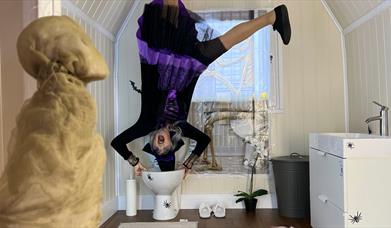 Spooky Delight: Halloween Adventures at the Upside Down House