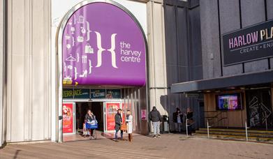 The Harvey Centre entrance