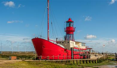 Red converted lightvessel, Tollesbury