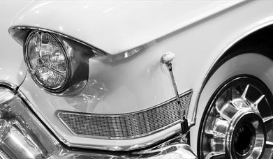 Detail of classic car