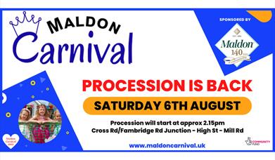 Maldon Carnival with Maldon Salt logo