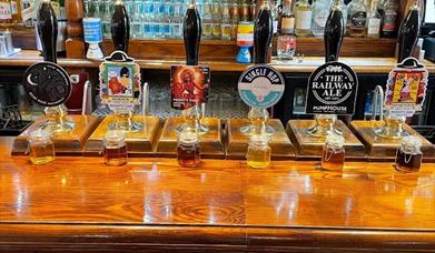 The Railway Arms bar