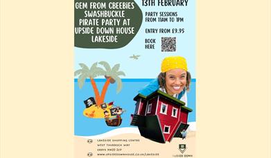 Gemma from CBEEBIES Swashbuckle to host Pirate Parties at Upside Down House