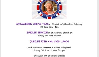 The Queens Platinum Jubilee Celebrations in Bulmer