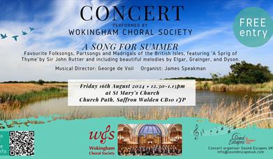 Concert - A Song for Summer - Wokingham Choral Society