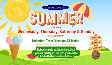 Summer at the Colne Valley Railway
