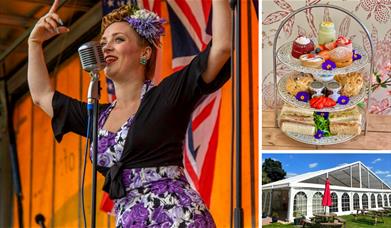 Coronation Tea in the Marquee
