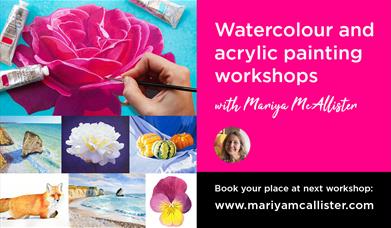 Watercolour and Acrylic Workshops with Mariya McAllister