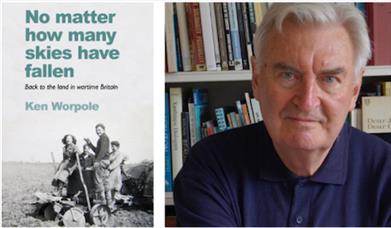 Ken Worpole and the cover of his new book