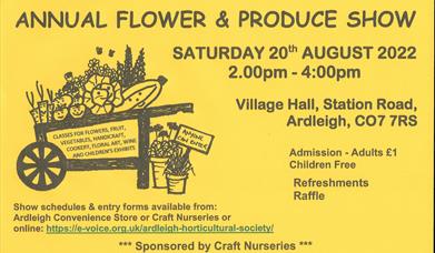 Ardleigh Annual Flower & Produce Show