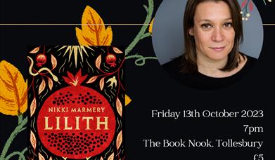 Author event details including address and price.