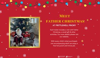 Meet Father Christmas at Prittlewell Priory