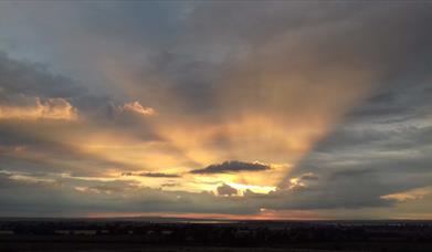 Maldon from St Lawrence Evening Sky