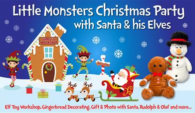 Little Monsters Christmas Party with Santa & his Elves