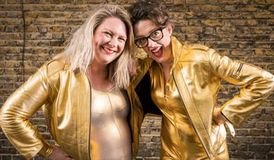 The Scummy Mummies, wearing gold!