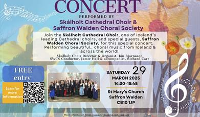 Concert - Skálholt Cathedral Choir & Saffron Walden Choral Society