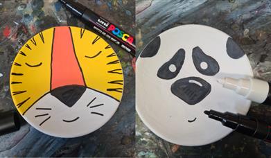 Decorate a Trinket Dish with Posca Pens