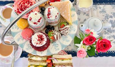 Valentines Afternoon Tea In The Tiptree Marquee