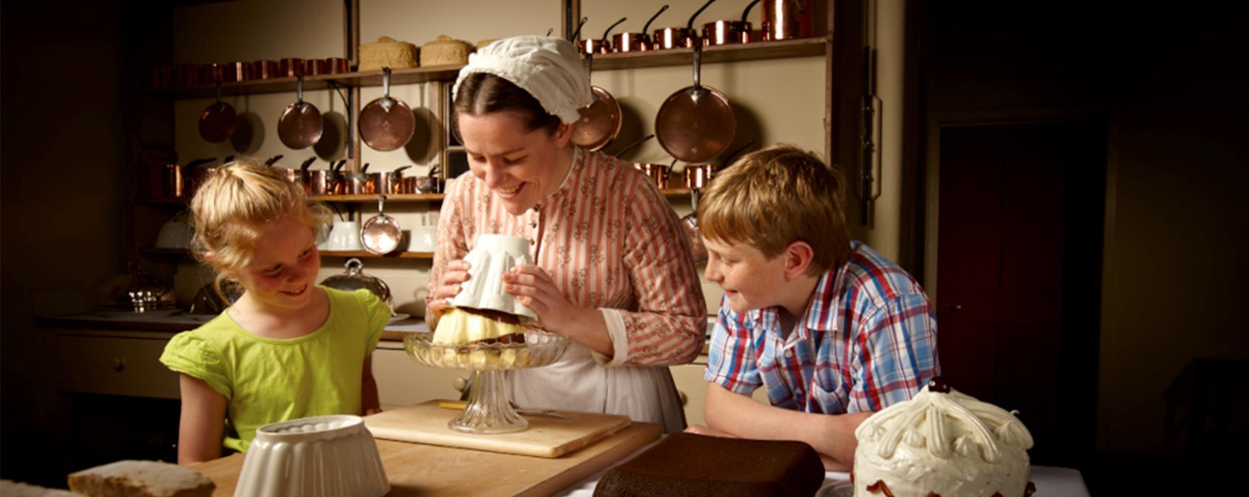 Audley End House and Gardens Victorian kitchen