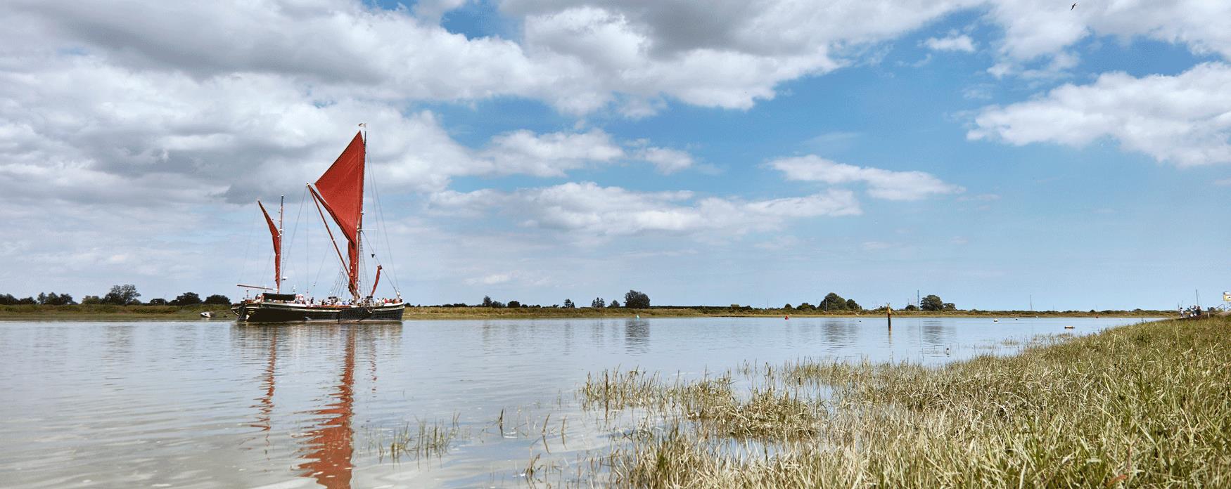 Sailing Barge on Blackwater Estuary