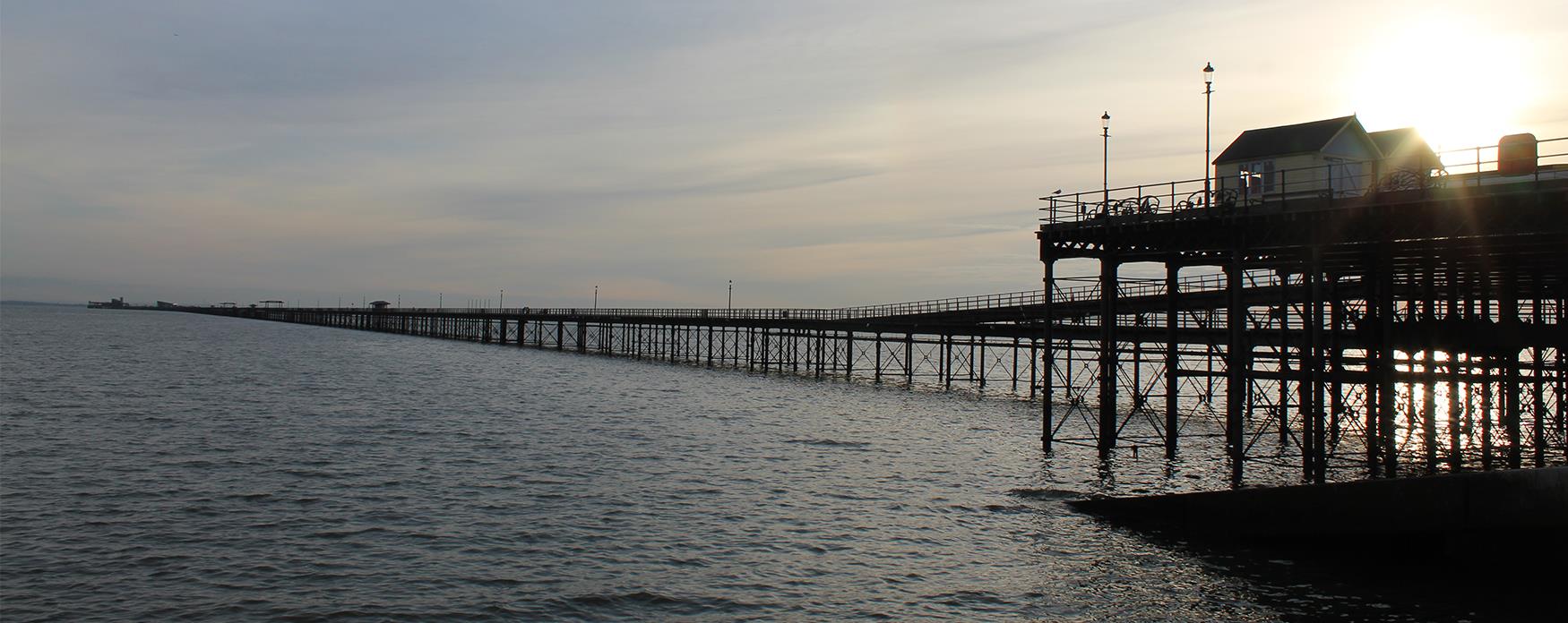 The pier at Southend-On-Sea