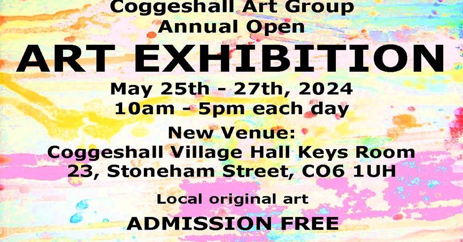 Coggeshall Art Group Exhibition - Art Exhibition in Coggeshall ...