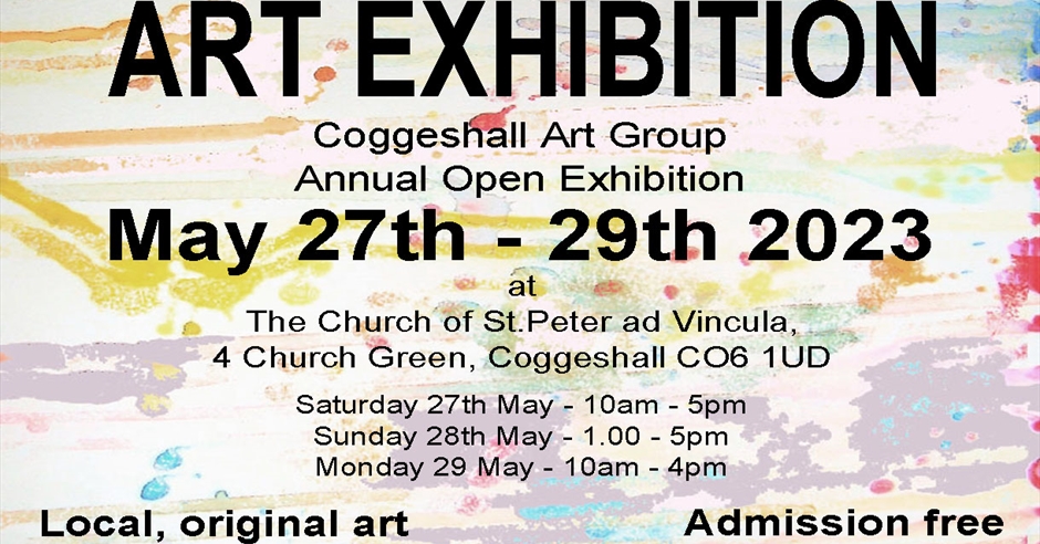 Coggeshall Art Group Exhibition - Art Exhibition In Coggeshall 