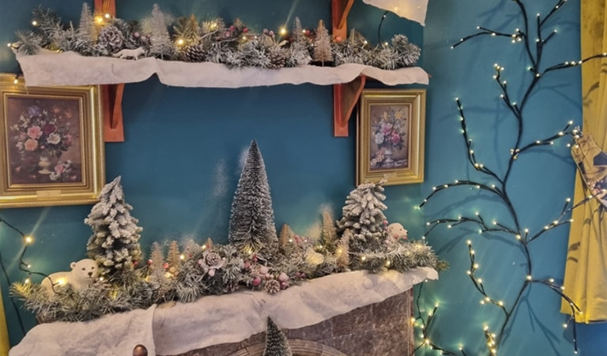 Narnia theme at Vintage Rose tea room