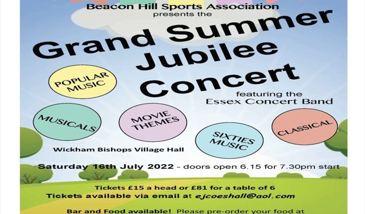 Fundraising Summer Concert Saturday July 16th