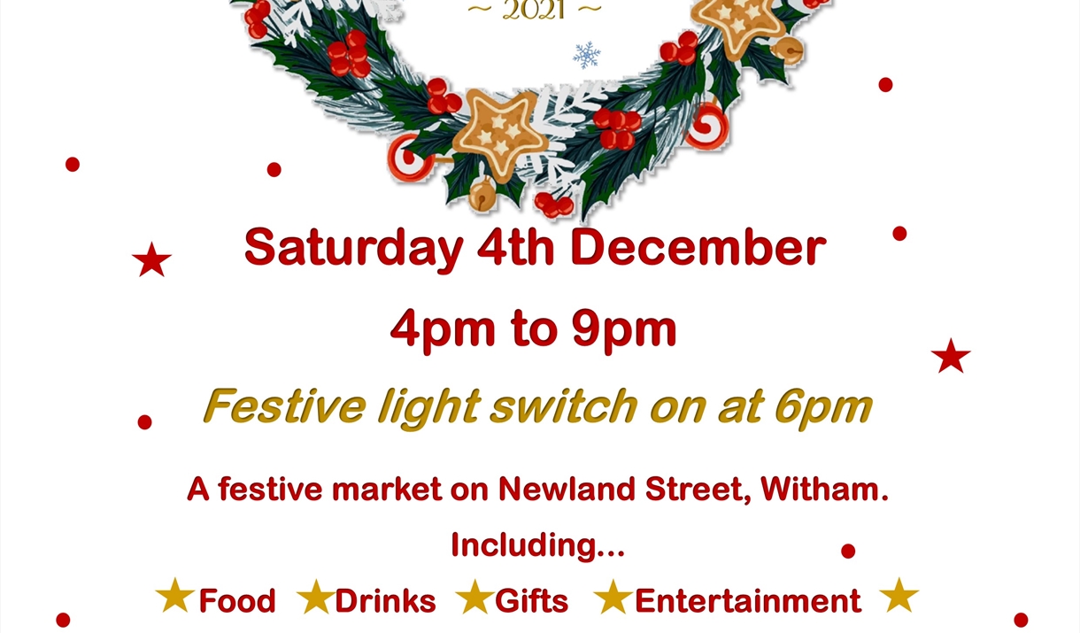 Witham Christmas Fayre - Poster