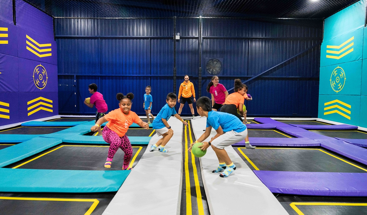 Oxygen Indoor Activity and Trampoline Park Trampolining in Rayleigh