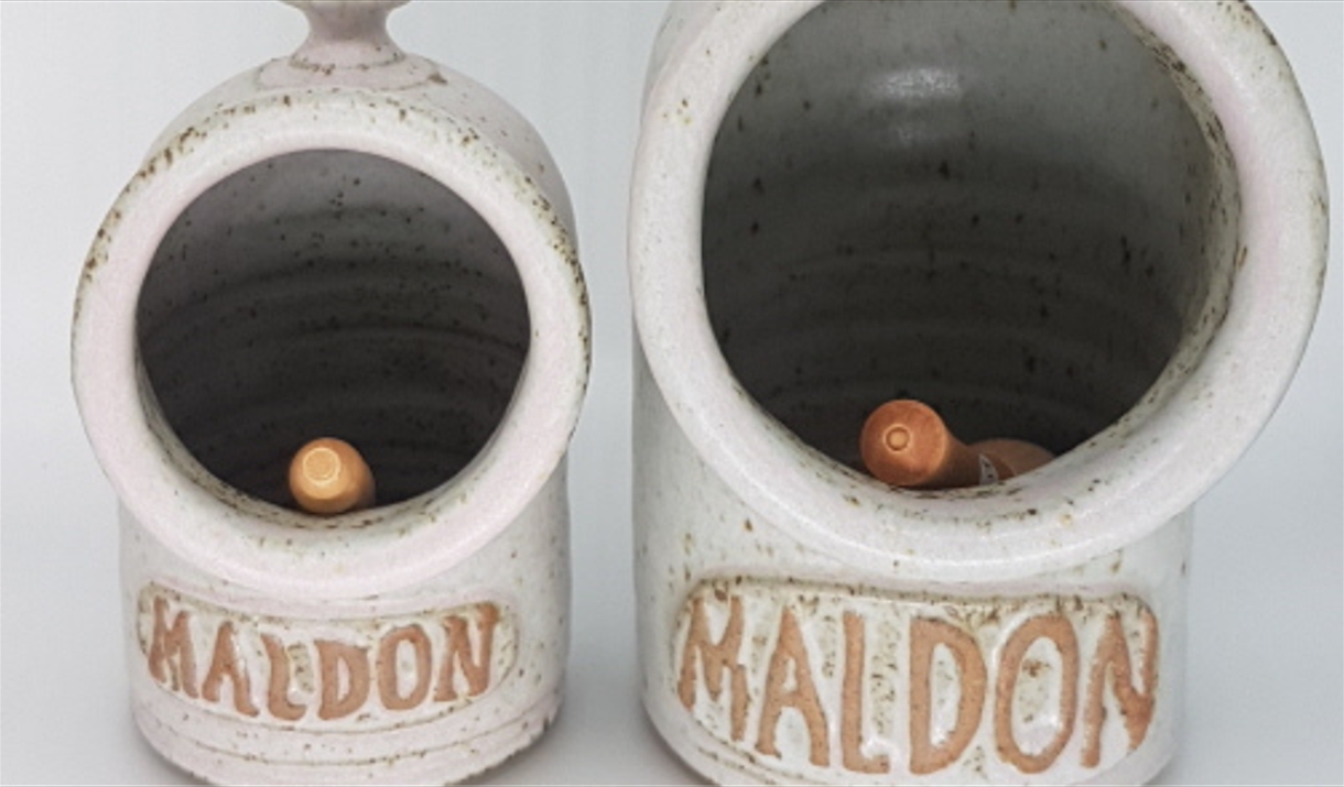 Ceramic salt pigs made by Peter Deans