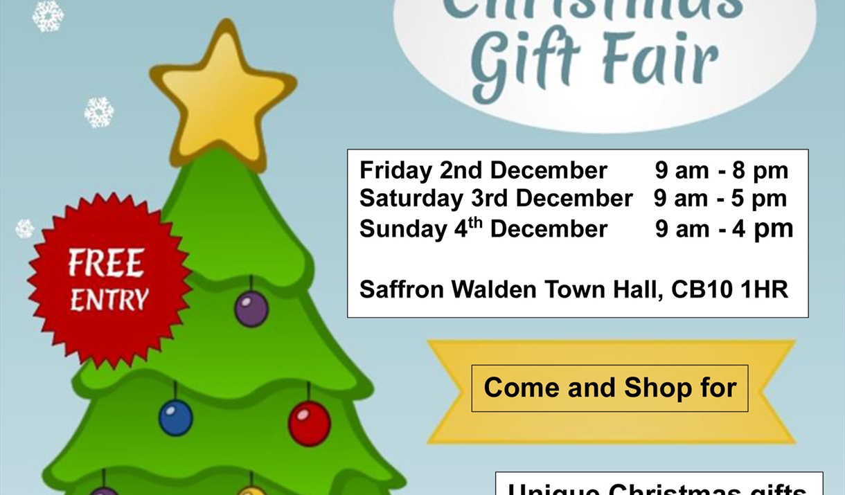 Saffron Walden Christmas Gift Fair Christmas Event in Saffron Walden