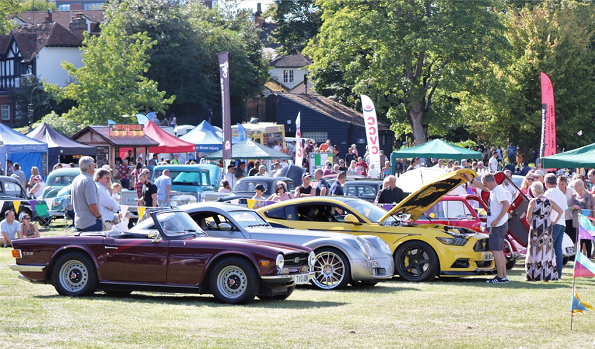 Classic Cars in Castle Park Colchester