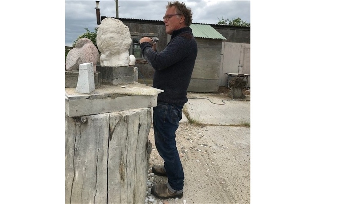 Mark Goldsworthy  stone carving