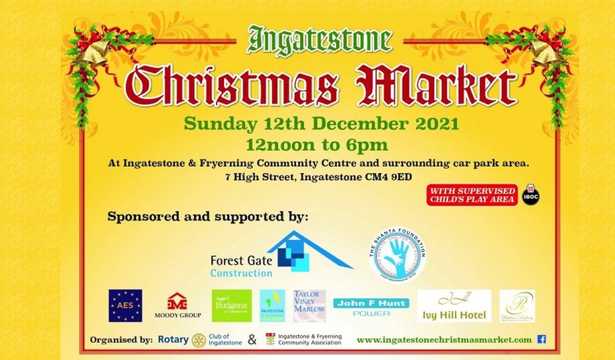 Ingatestone Christmas Market - Food and Drink Event in Ingatestone ...